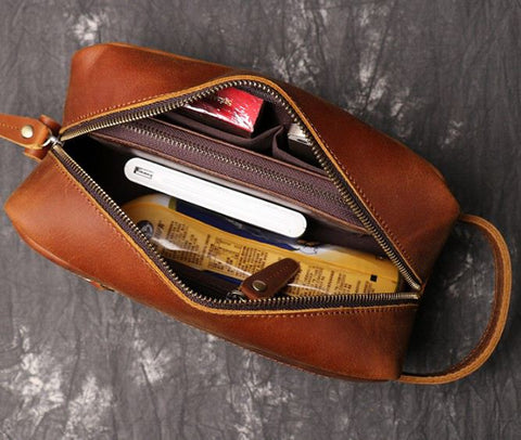 Leather Dopp Kit