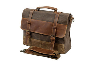 mens canvas messenger bag