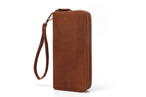 mens trifold leather wallet