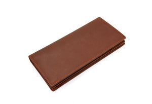 men's leather checkbook wallet