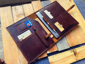 leather macbook air 13 case sleeve personalized