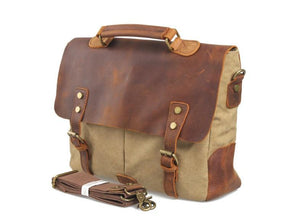 canvas messenger bag women's