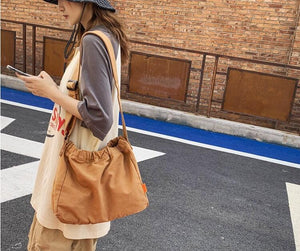 canvas messenger bag