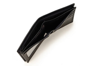 black leather wallet