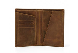 mens slim leather wallet