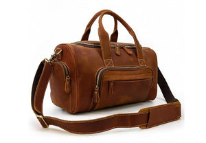 mens leather travel bag for luggage