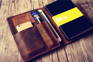 A5 leather notebook cover