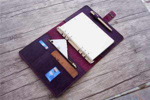 leather wedding bullet planner
