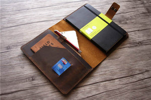 leather notebook cover refillable