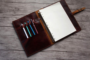 leather sketch organizer