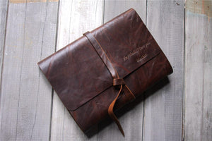 Leather Cover Bound Notebook