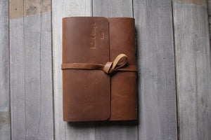 mens leather notebook journal