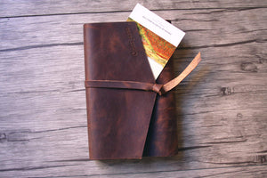 leather bound guest book wedding