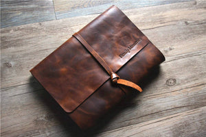 leather creative guest photo album book