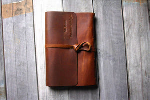 leather boudn sketchbook journal