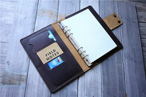 brown journal notebook
