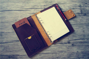 refillable leather journal