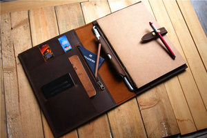 leather portfolio for women